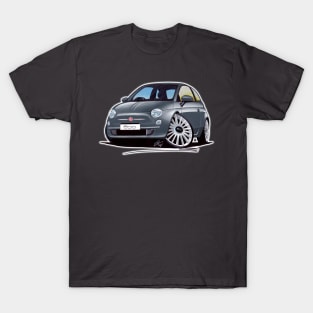 Fiat 500 Grey T-Shirt